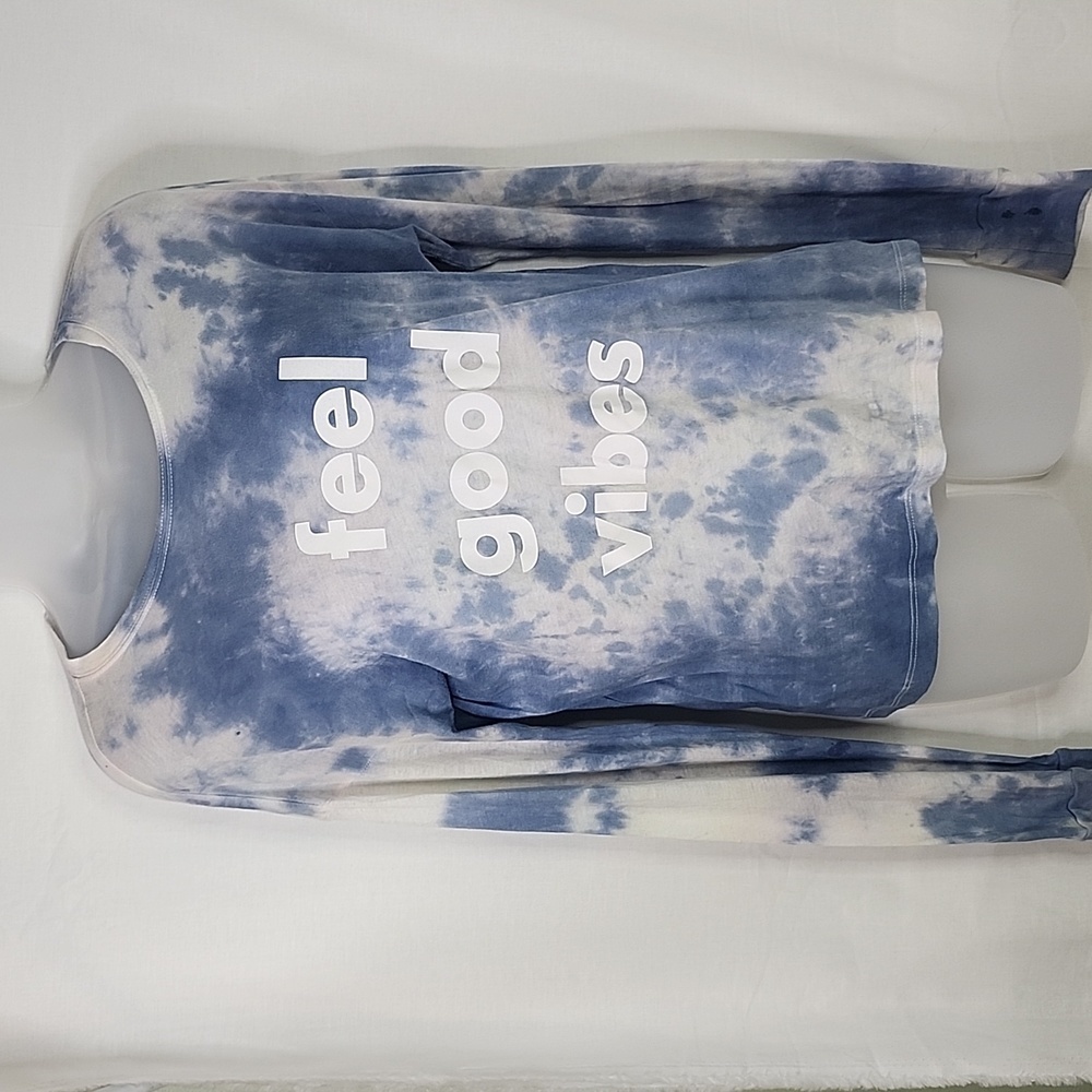 American Eagle Women's Long Sleeve Tie-Dye Shirt